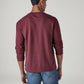 Men's Solid Regular Fit Waffle T-Shirt - Back View