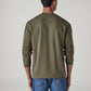 Men's Solid Regular Fit Waffle T-Shirt - Back View