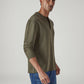 Men's Solid Regular Fit Waffle T-Shirt - Side View