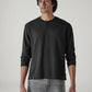 Men's Solid Regular Fit Waffle T-Shirt - Front View