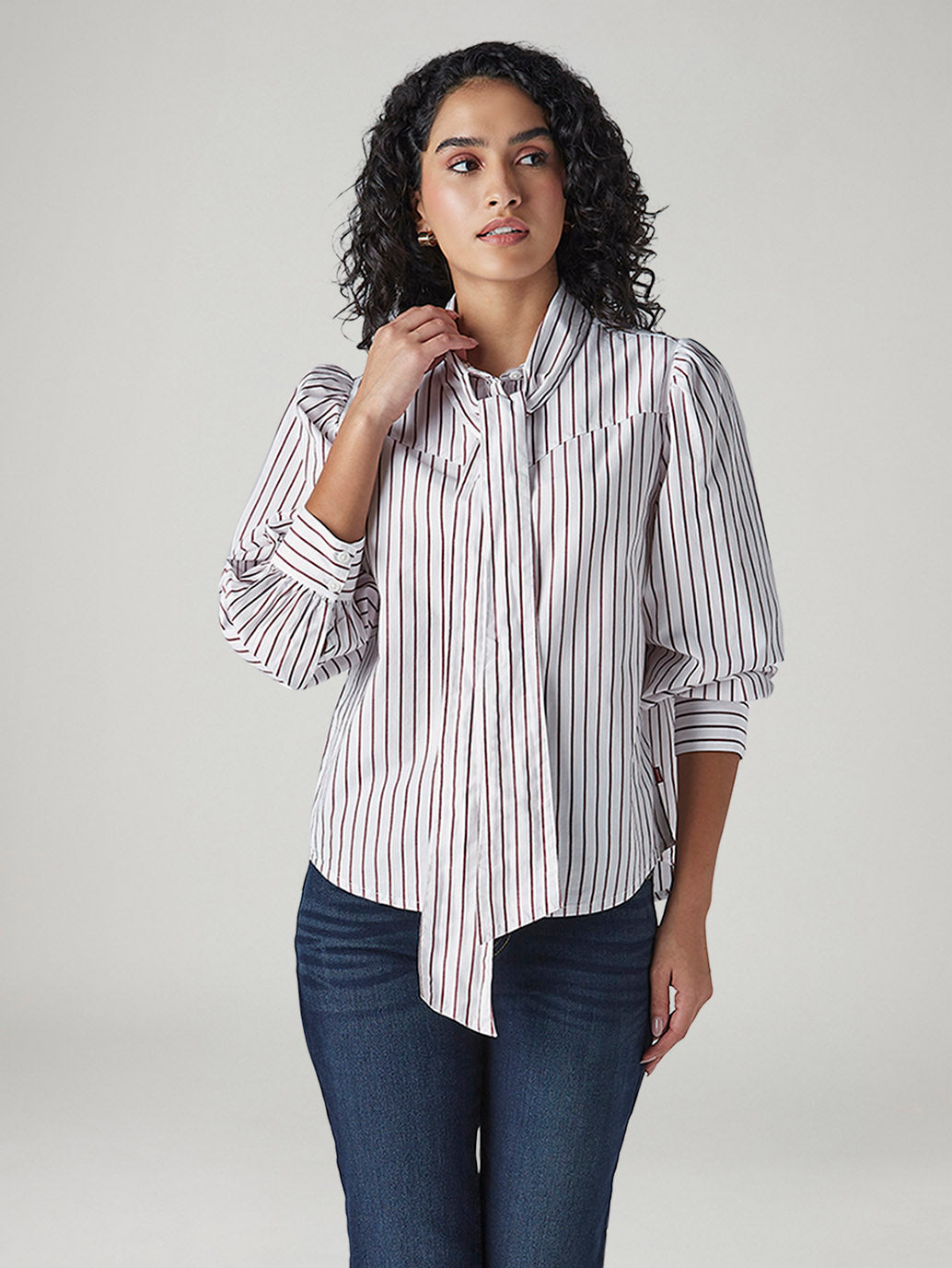 Women's Striped Regular Fit Top