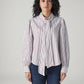 Women's Striped Regular Fit Top - Front View