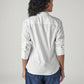 Women's Solid Slim Fit Poplin Shirt - Back View