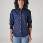Women's Solid Slim Fit Poplin Shirt - 20 View