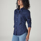 Women's Solid Slim Fit Poplin Shirt - 20 View