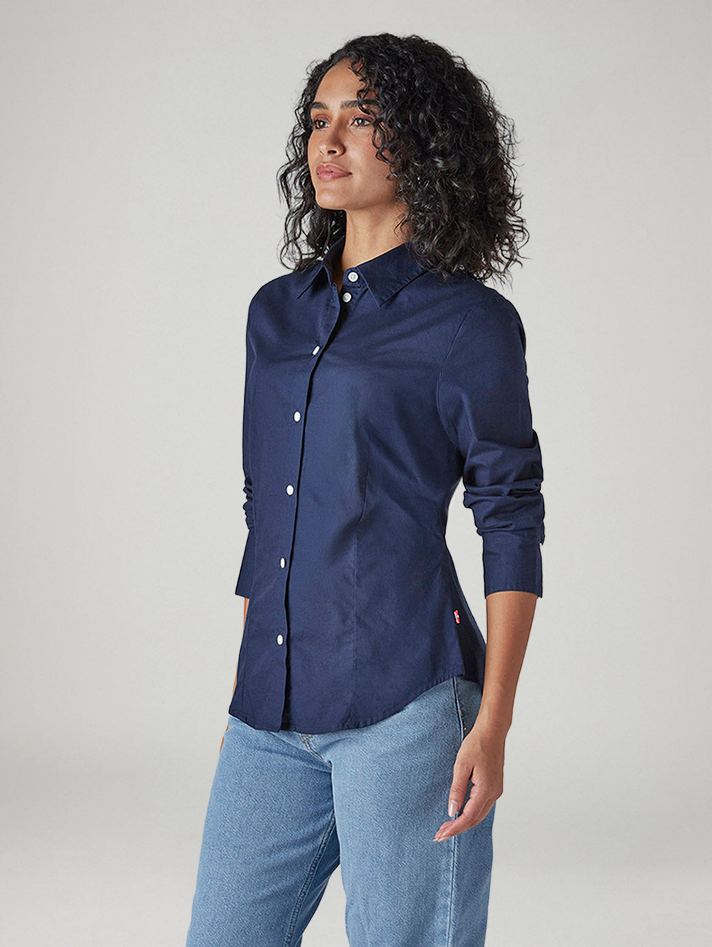 Women's Solid Slim Fit Poplin Shirt - 20 View
