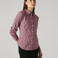 Women's Striped Slim Fit Poplin Shirt - Side View