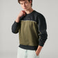 Men's Colorblock Regular Fit Sweatshirt - Styleshot View