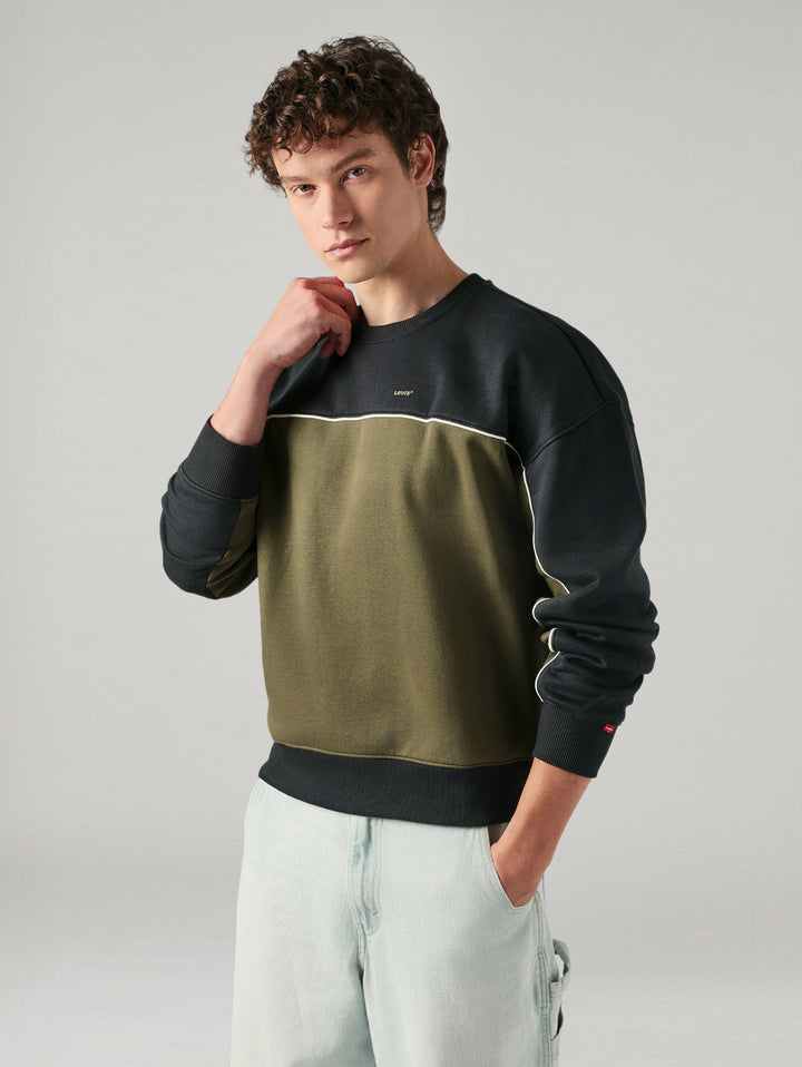 Men's Colorblock Regular Fit Sweatshirt
