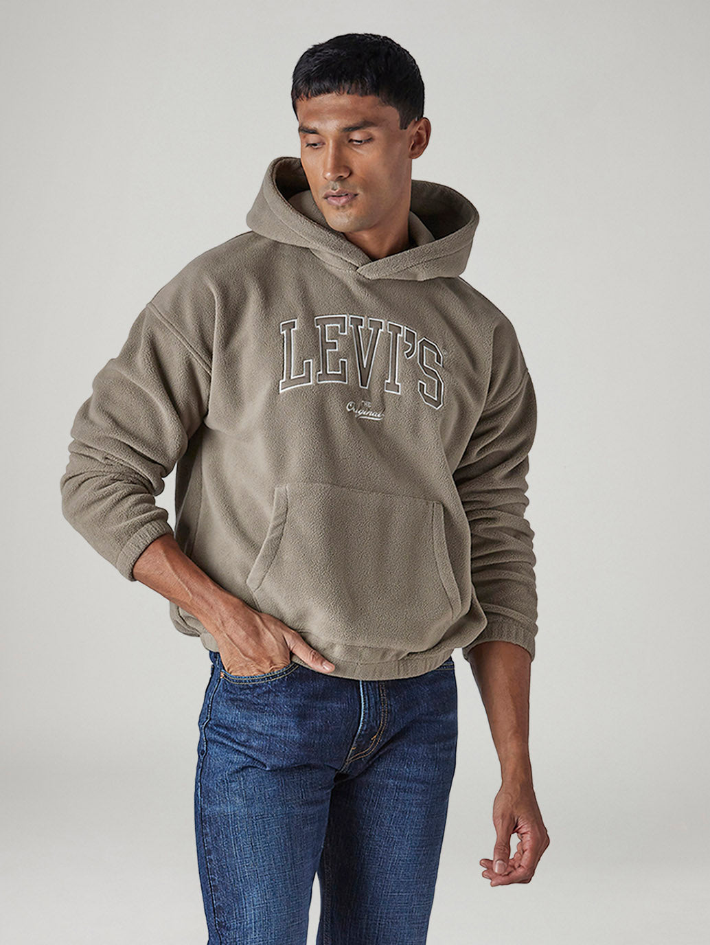 Men's Logo Printed Loose Fit Sweatshirt