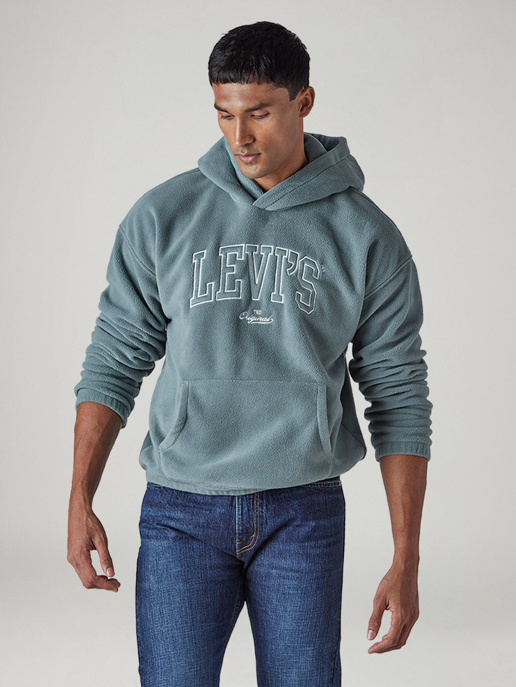 Men's Logo Printed Loose Fit Sweatshirt
