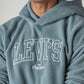 Men's Logo Printed Loose Fit Sweatshirt - detail View