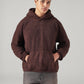 Men's Solid Regular Fit Hooded Sweatshirt - Front View