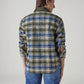Women's Plaid Relaxed Fit Shacket - Back View