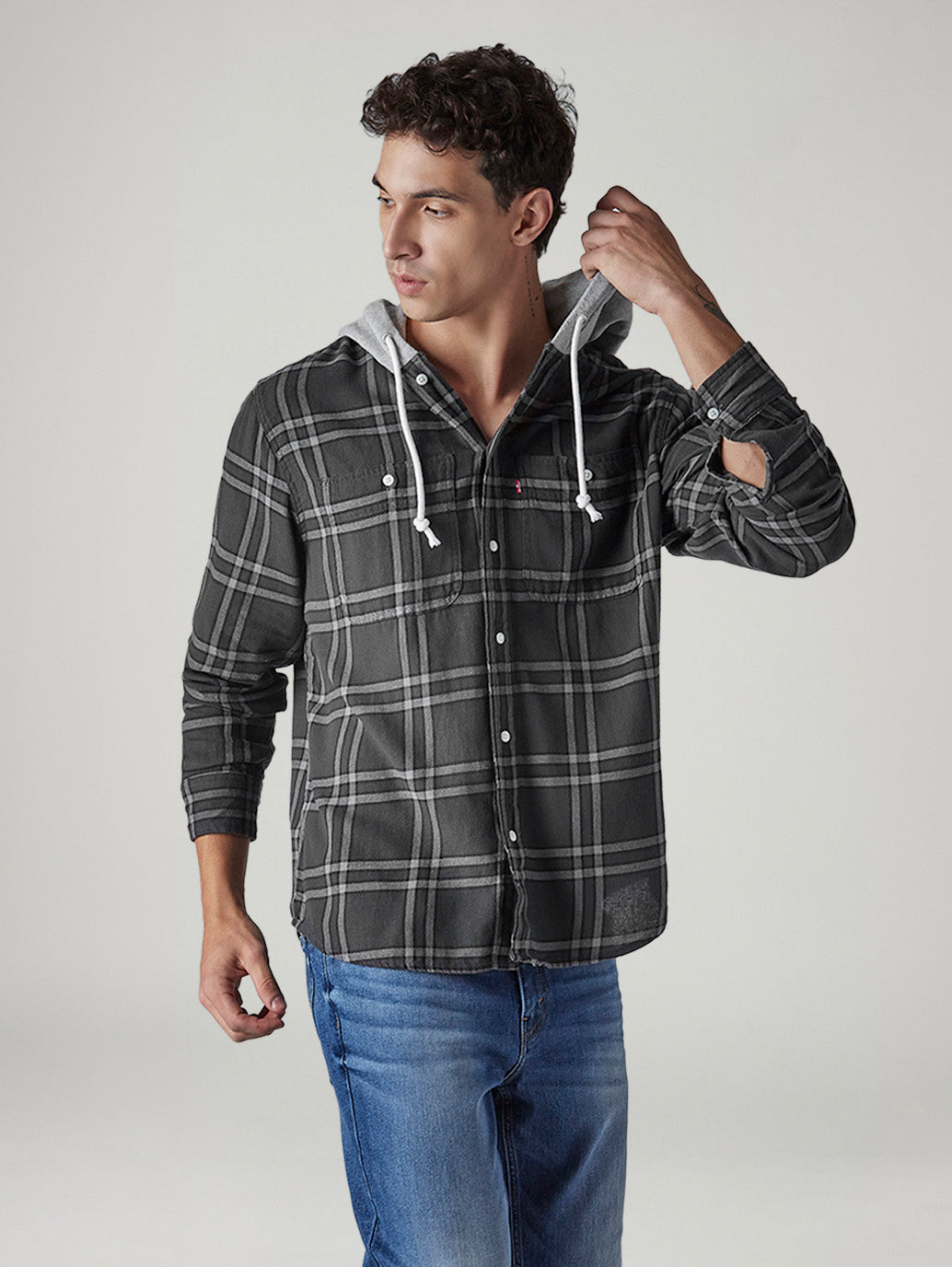 Men's Checkered Relaxed Fit Shirt