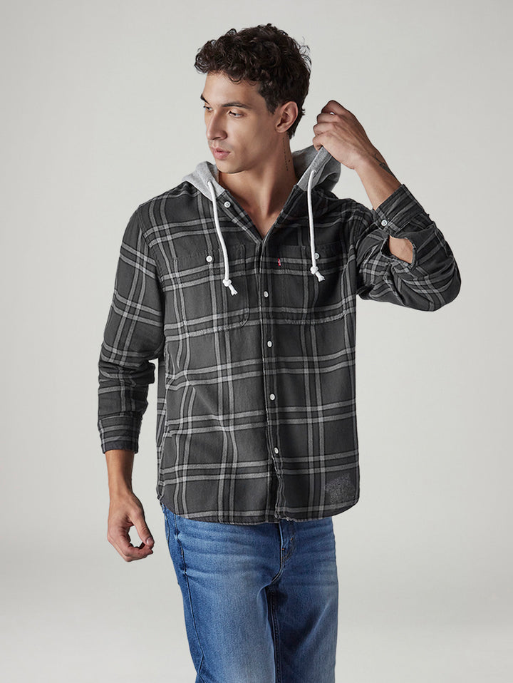 Men's Checkered Relaxed Fit Shirt