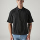 Men's Embroidered Boxy Fit Dobby Shirt - Front View