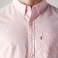 Men's Solid Slim Fit Oxford Shirt - Detail View