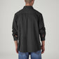 Men's Solid Relaxed Fit Shirt - Back View