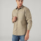 Men's Solid Relaxed Fit Shirt - Styleshot View