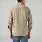 Men's Solid Relaxed Fit Shirt - Back View