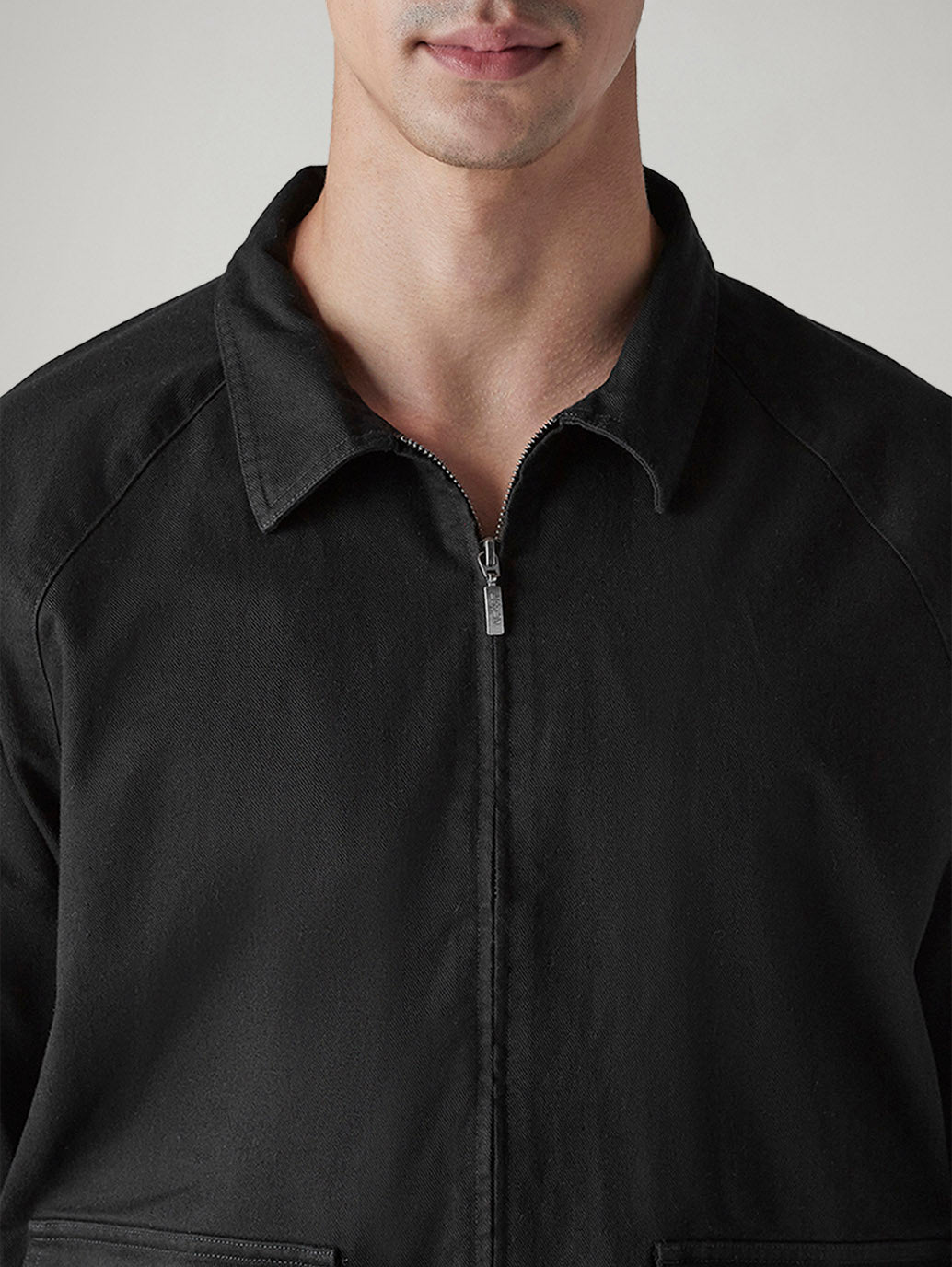 Men's Solid Relaxed Fit Jacket - 20 View
