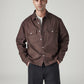 Men's Solid Relaxed Fit Shacket - Styleshot View