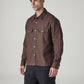 Men's Solid Relaxed Fit Shacket - Side View