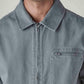 Men's Solid Grey Jacket - Detail View