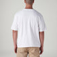 Men's Typography Printed Regular Fit Jersey T-Shirt - Back View