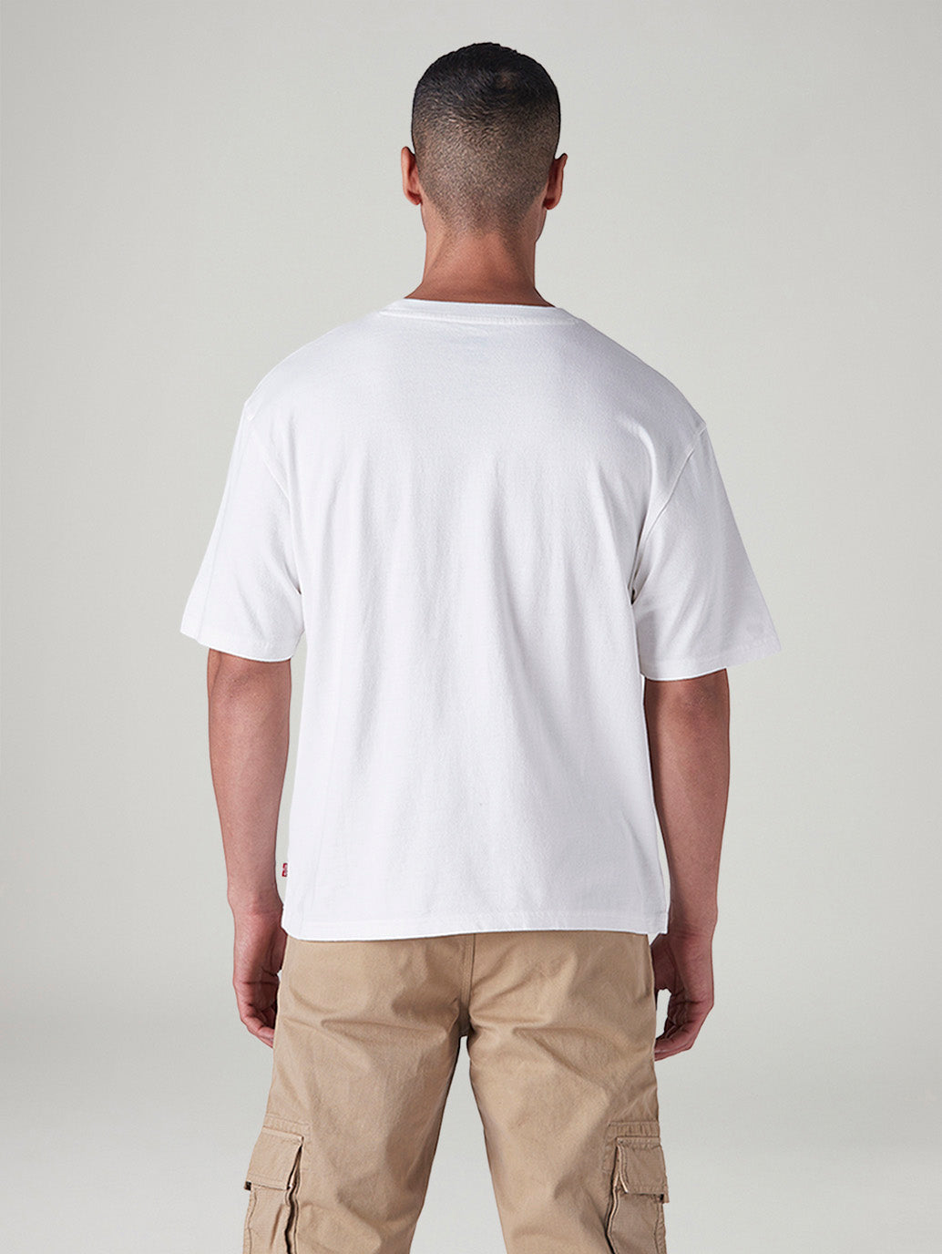 Men's Typography Printed Regular Fit Jersey T-Shirt - Back View