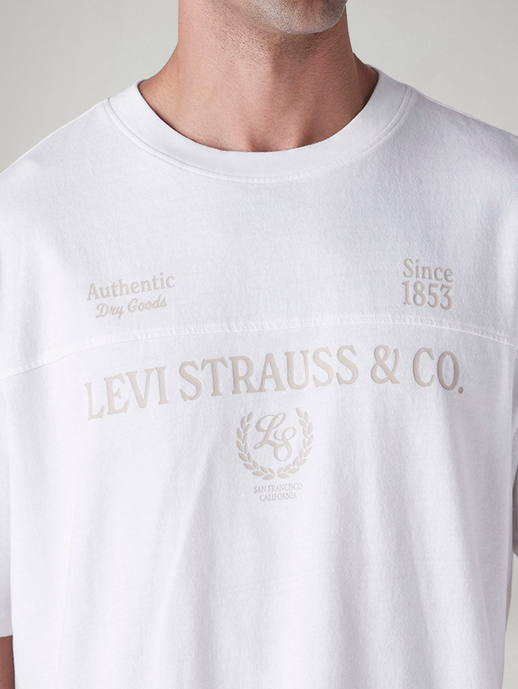 Men's Typography Printed Regular Fit Jersey T-Shirt - Detail View