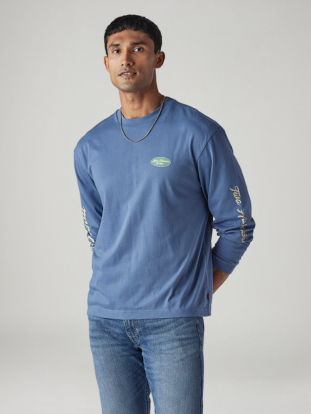 Men's Solid Regular Fit Jersey T-Shirt