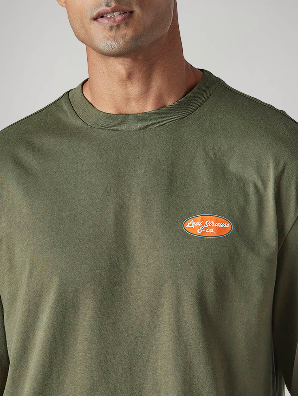 Men's Graphic Print Regular Fit Jersey T-Shirt - Detail View