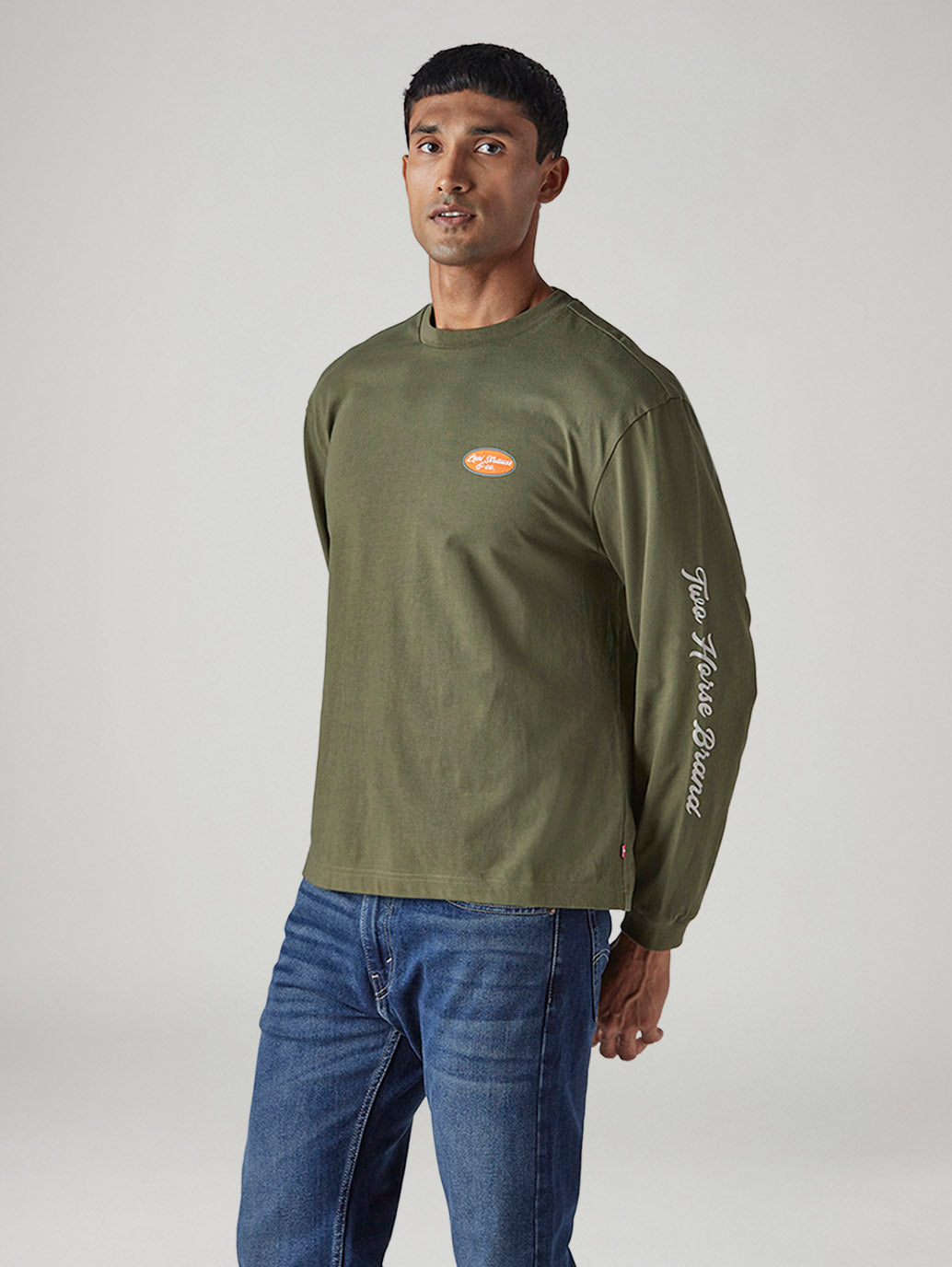 Men's Graphic Print Regular Fit Jersey T-Shirt - Side View