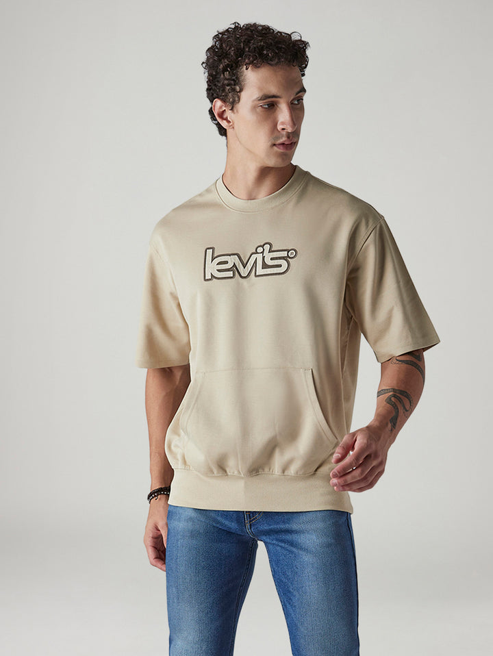 Men's Logo Printed Regular Fit T-Shirt