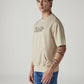 Men's Logo Printed Regular Fit T-Shirt - Side View