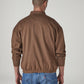 Men's Solid Boxy Fit Sweatshirt - Back View
