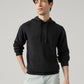Men's Textured Regular Fit Hooded Sweater - Styleshot View