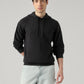 Men's Textured Regular Fit Hooded Sweater - Front View