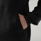 Men's Textured Regular Fit Hooded Sweater - Detail View