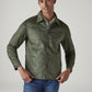 Men's Solid Olive Redloop Jacket - 20 View