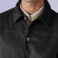 Men's Redloop Solid Slim Fit Shacket - Detail View