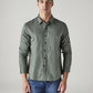 Men's Solid Slim Fit Oxford Redloop Shirt - 20 View