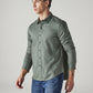Men's Solid Slim Fit Oxford Redloop Shirt - 20 View