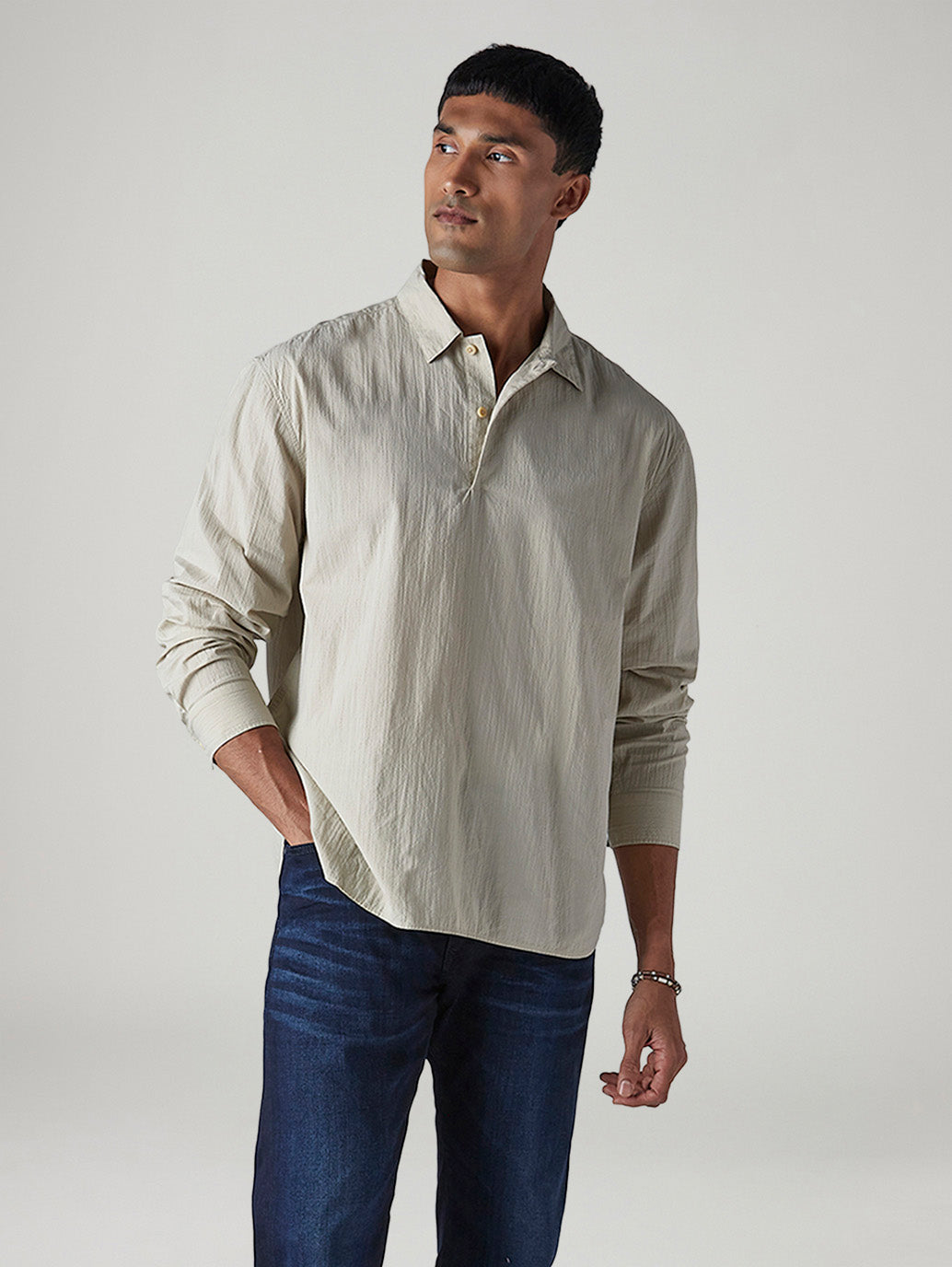 Men's Redloop Solid Slim Fit Shirt