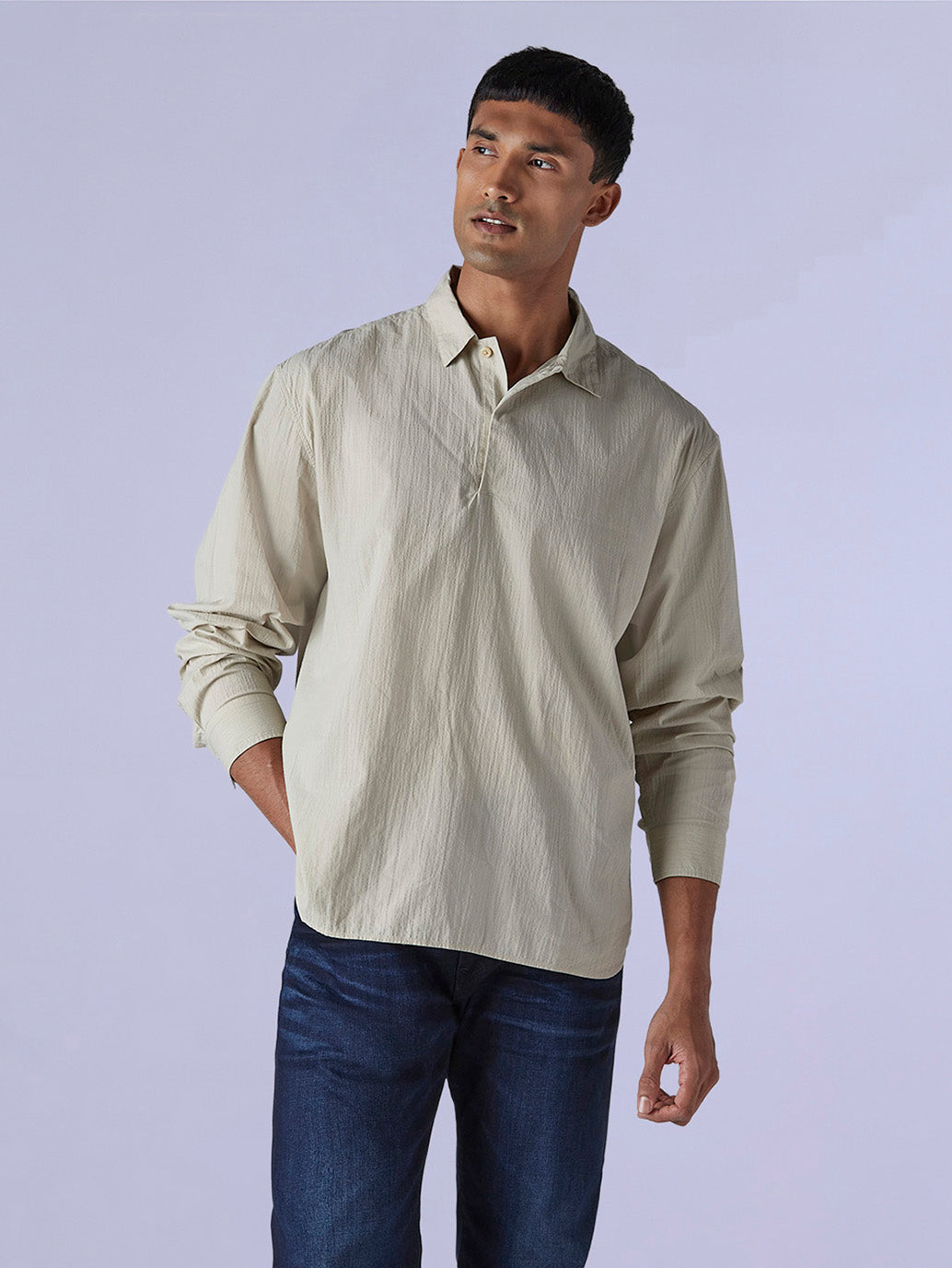 Men's Redloop Solid Slim Fit Shirt - 06f49f3c-c026-4250-84cc-6851b5528c51 View