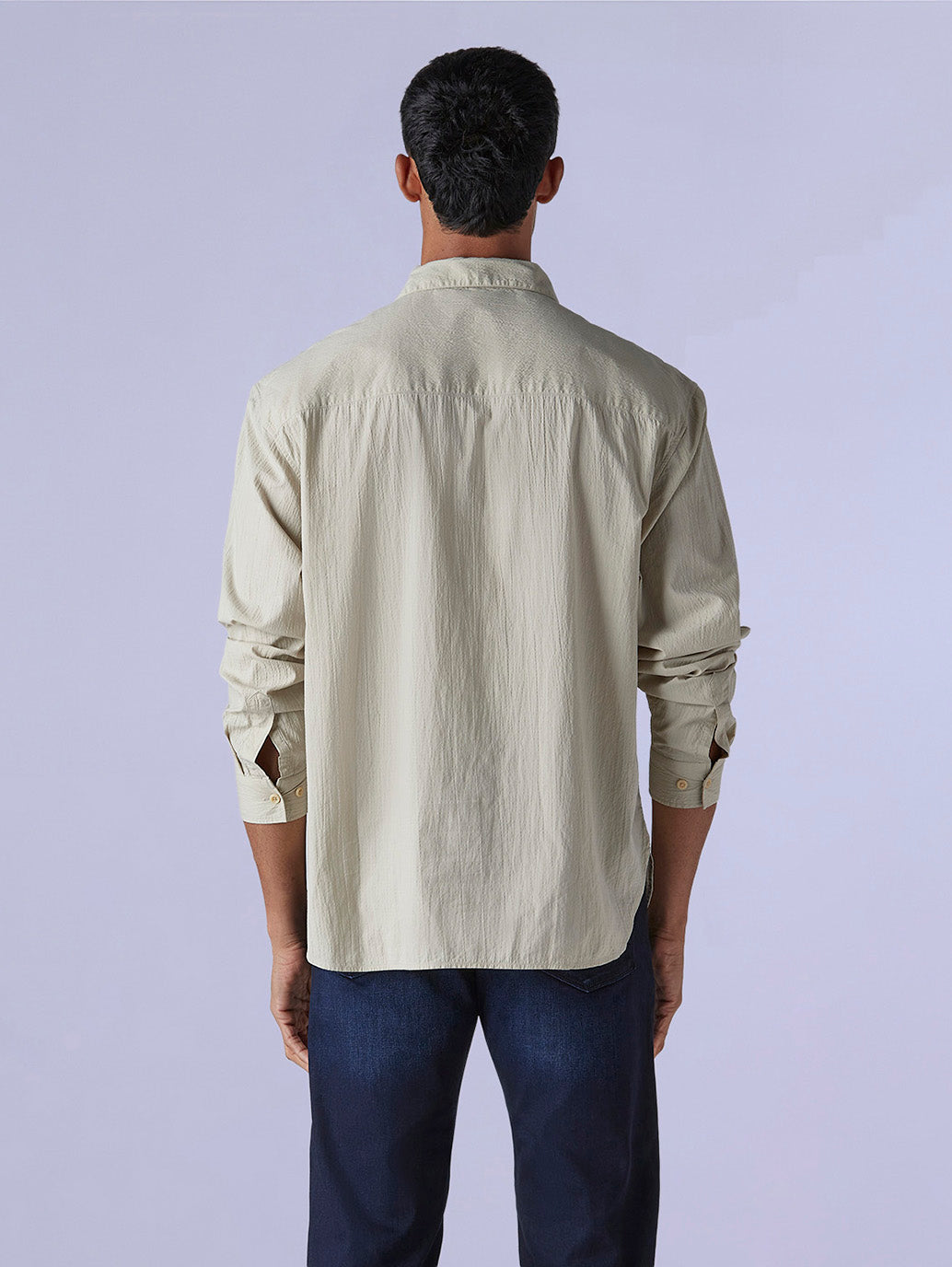 Men's Redloop Solid Slim Fit Shirt - 42545a9f-92e4-4d70-bc1e-85859c5d642f View