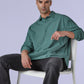 Men's Solid Slim Fit Redloop Shirt - 40c2fde9-e1f9-490f-94b2-da64c1343db2 View