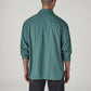 Men's Solid Slim Fit Redloop Shirt - Back View